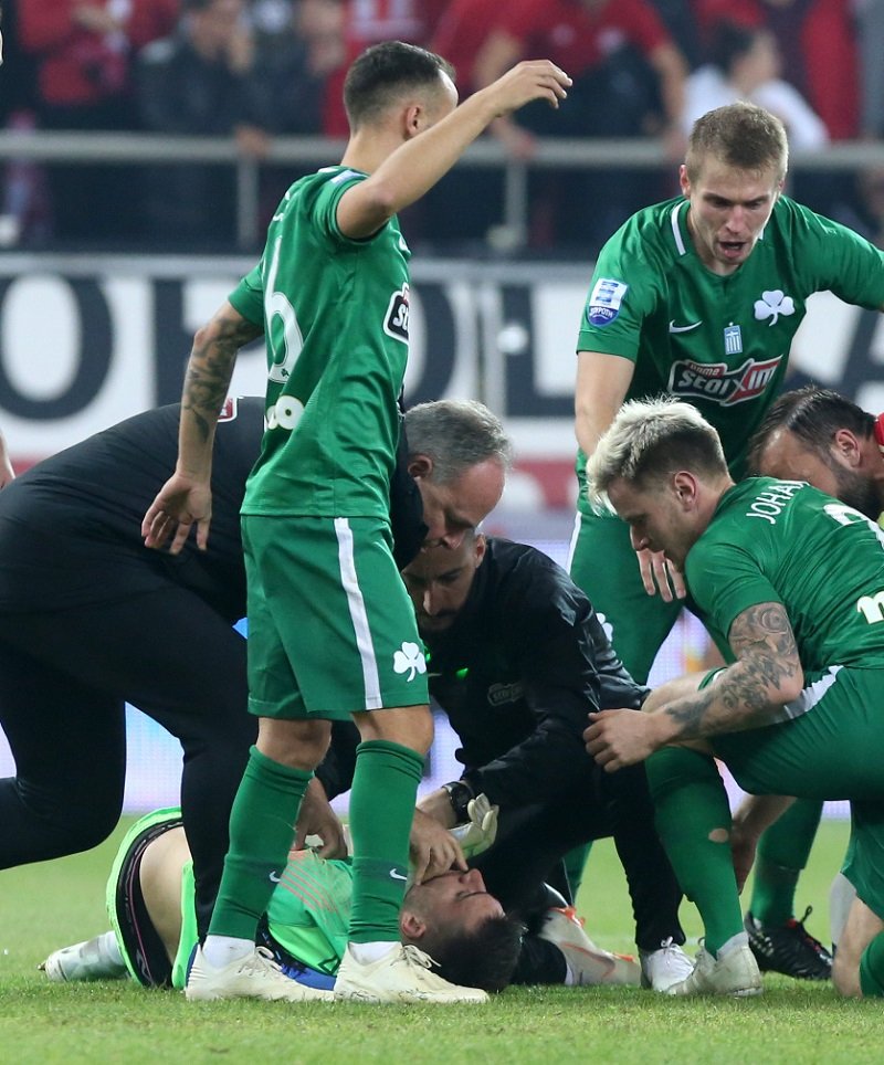 Super League: Ο τραυματισμός-σοκ του Διούδη, του γύρισε η γλώσσα -«Πάγωσε» το Καραϊσκάκη, χειροκρότησε ο κόσμος [εικόνες] | iefimerida.gr 3