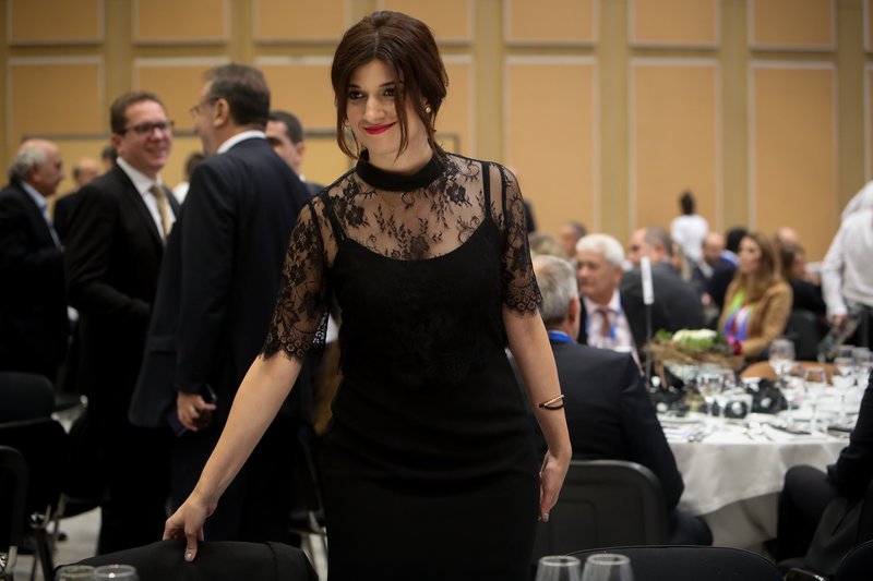 Η Κατερίνα Νοτοπούλου έδωσε το παρών στην ομιλία του πρωθυπουργού στο Thessaloniki Summit 2018 (Φωτογραφία: MOTION TEAM/ ΒΑΣΙΛΗΣ ΒΕΡΒΕΡΙΔΗΣ)