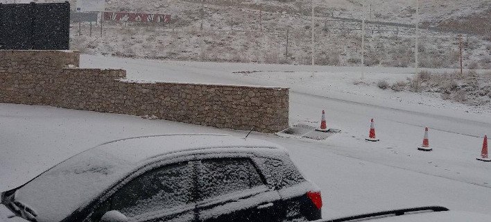 Τα πρώτα χιόνια στον Παρνασσό! Φωτογραφία: Χιονοδρομικό Κέντρο Παρνασσού