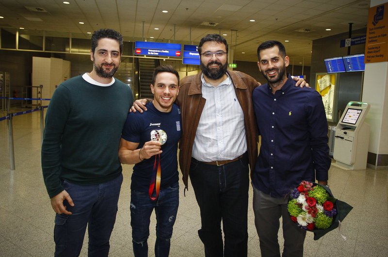 «Πήγα με πολύ καλή ψυχολογία, αλλιώς δε θα ερχόταν τέτοιο αποτέλεσμα», ανέφερε, με εμφανή την ικανοποίησή του