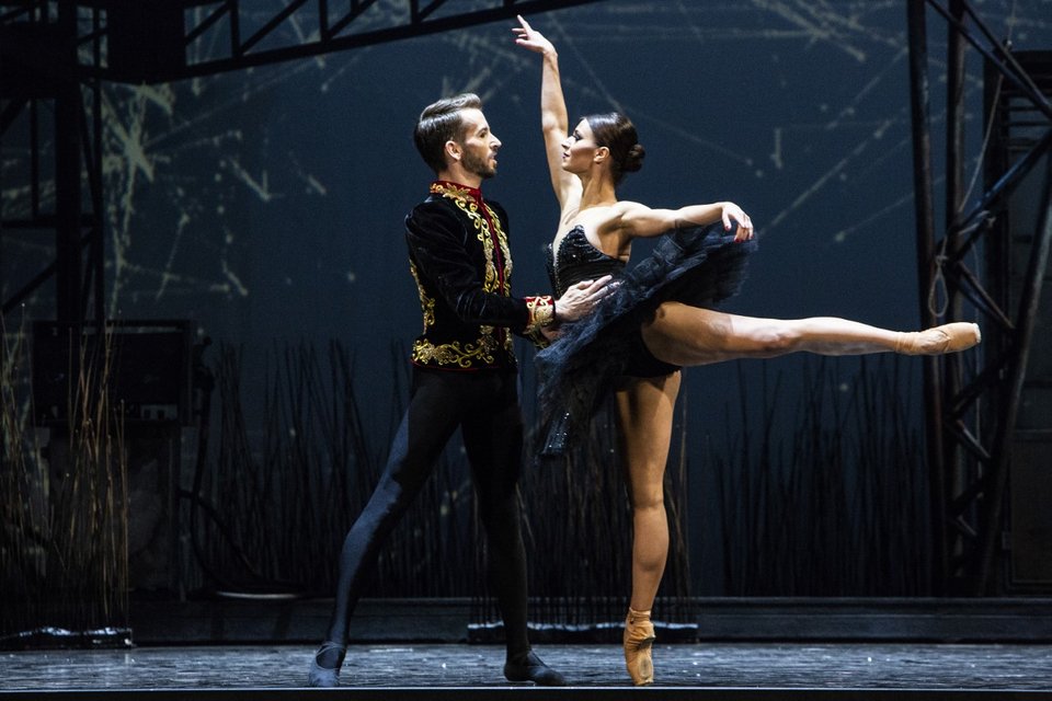 «Οι ήρωες κρατάνε τα χαρακτηριστικά της κλασικής εκδοχής, μόνον που οι ρόλοι παρουσιάζονται ως προβολές του ίδιου του πρίγκιπα. Βλέπω τους ρόλους του λευκού και του μαύρου κύκνου ως τις δύο πλευρές του ίδιου προσώπου» λέει ο Κωνσταντίνος Ρήγος 