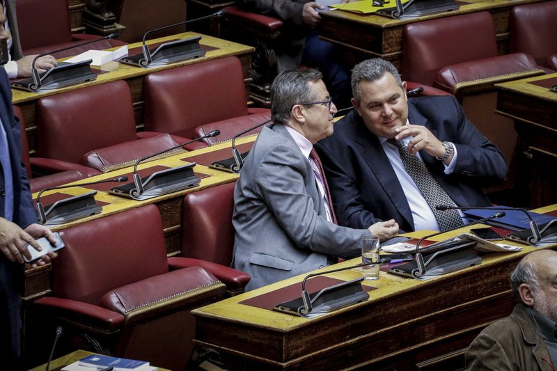 Ο κ. Καμμένος με τον κ. Νικολόπουλο