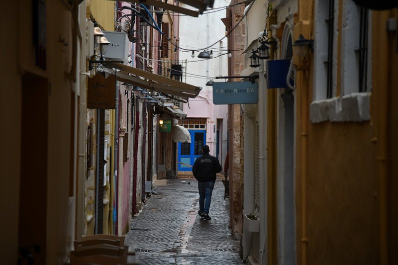 Χάνεσαι στα στενοσόκακα των Χανίων -Φωτογραφία: EUROKINISSI/ΜΙΧΑΛΗΣ ΚΑΡΑΓΙΑΝΝΗΣ