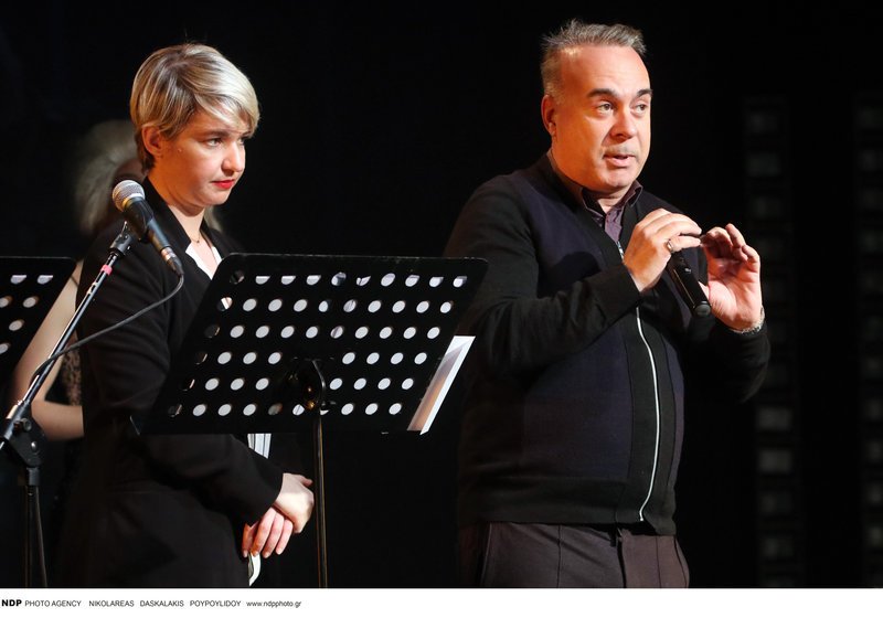 Η Νάντια Κοντογεώργη και ο Φώτης Σεργουλόπουλος / Φωτογραφία: NPD Photo Agency