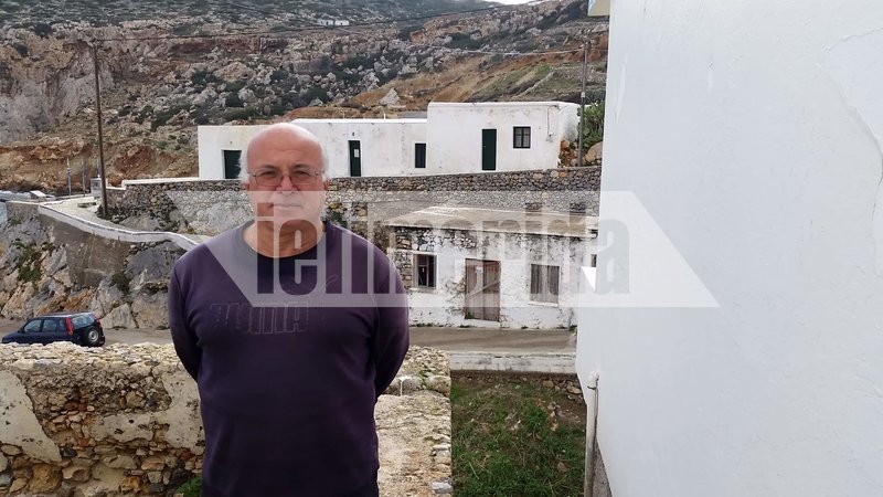 «Θέλουμε να ξαναζωντανέψουμε το νησί μας», λέει ο πρόεδρος του νησιού Ανδρέας Χαρχαλάκης