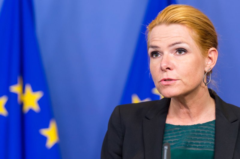 Η υπουργός Μετανάστευσης της Δανίας Ι. Στόιμπεργκ / Φωτογραφία: AP Images