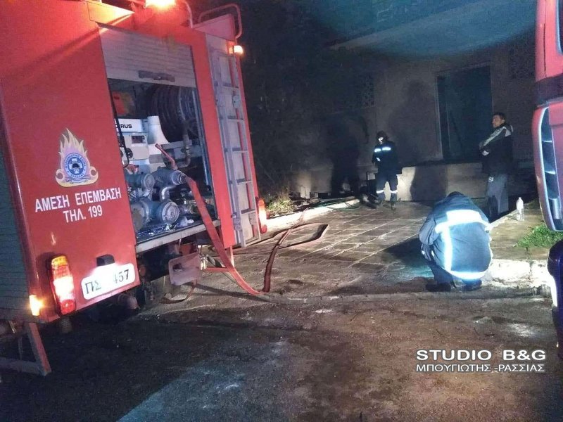 Με την άμεση κινητοποίηση της Πυροσβεστικής η πυρκαγιά τέθηκε υπό πλήρη έλεγχο