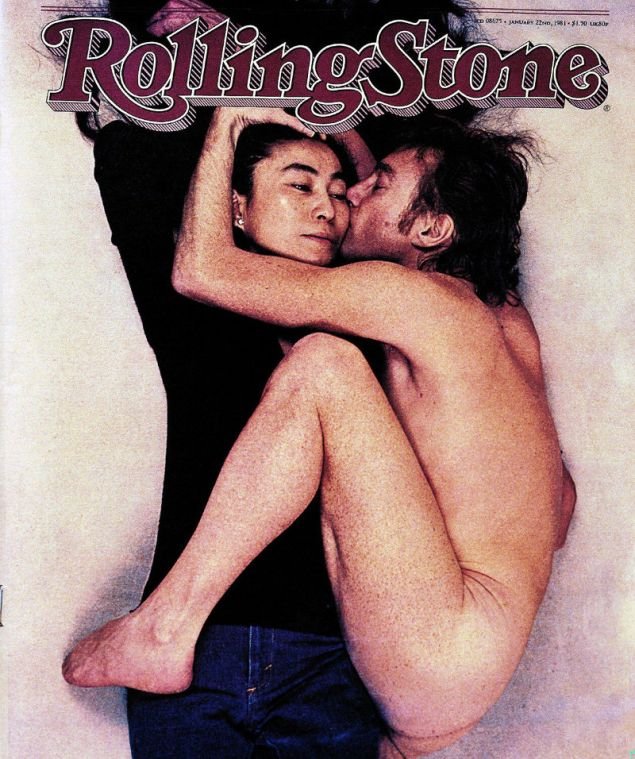 Τζον Λένον και Γιόκο Όνο στο εξώφυλλο του περιοδικού Rolling Stone»