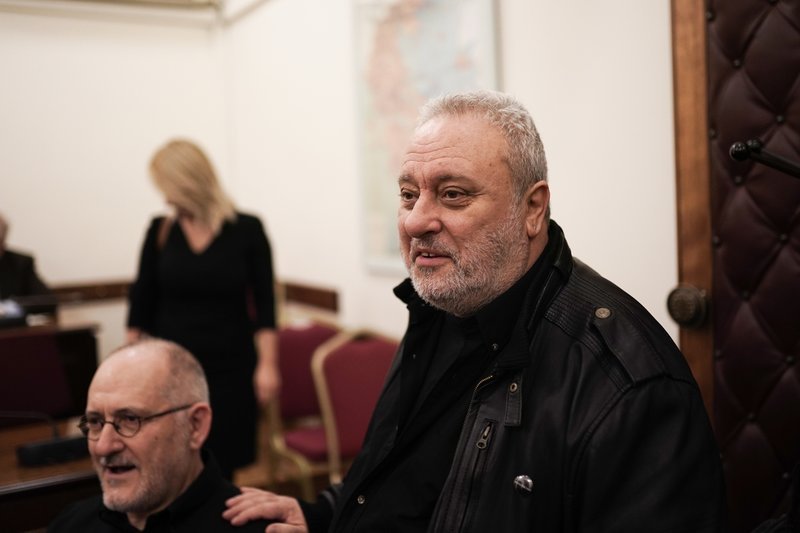 Ο Γρηγόρης Ψαριανός στην συνεδρίαση της ΚΟ του Ποταμιού -Φωτογραφία: Menelaos Myrillas / SOOC