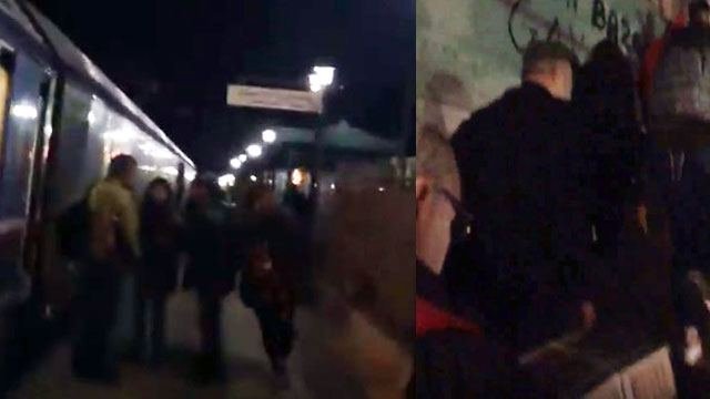 Ταλαιπωρία για τους επιβάτες της αμαξοστοιχεία 3521 -Φωτογραφία: lamiareport.gr