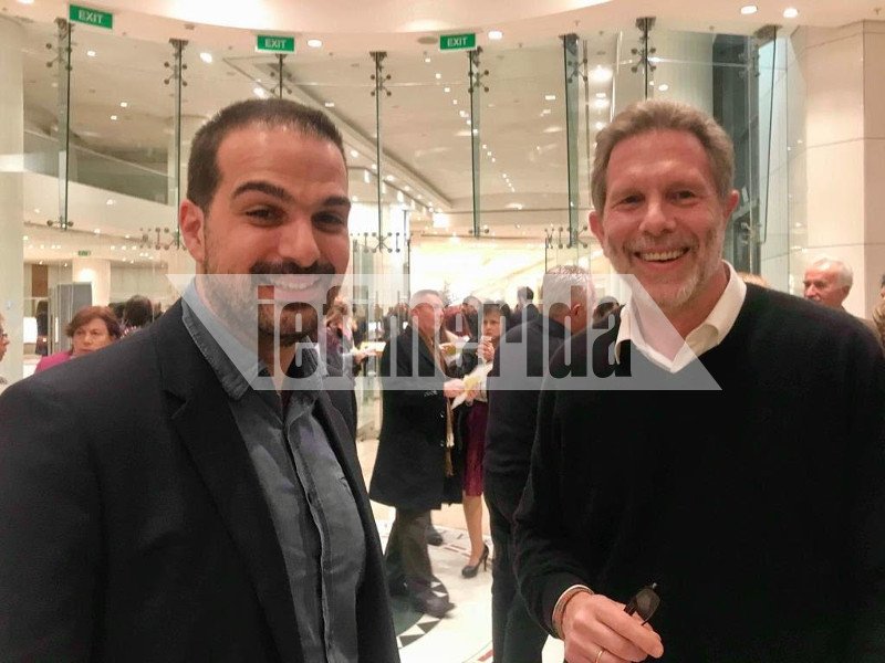 Ο Γαβριήλ Σακελλαρίδης και ο Παύλος Γερουλάνος στο Μέγαρο Μουσικής