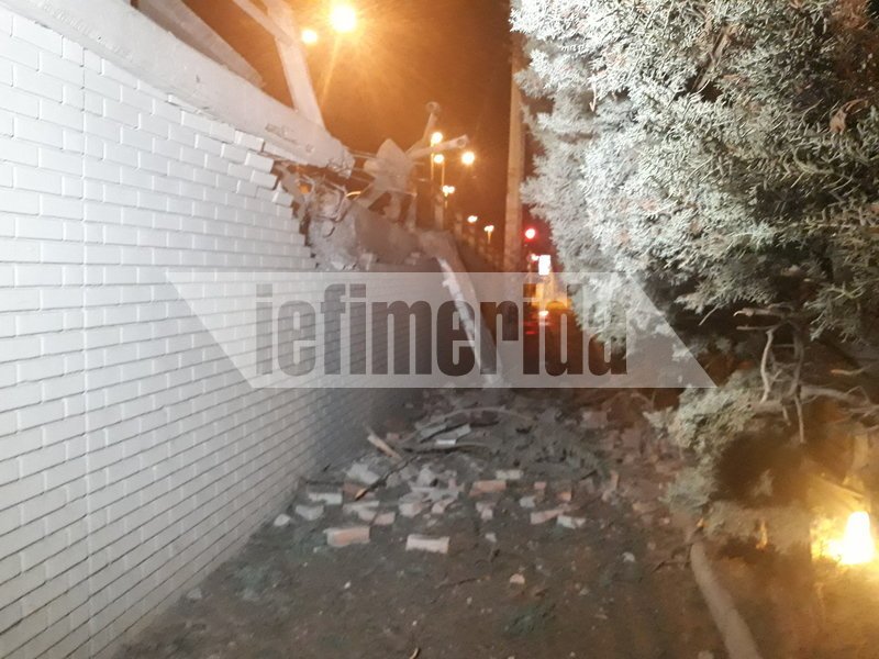 Το ωστικό κύμα από τη βόμβα έξω το κτίριο του ΣΚΑΪ ισοπέδωσε τα πάντα