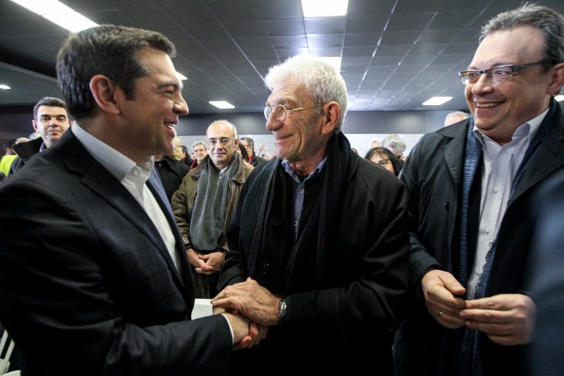 Με τον Γιάννη Μπουτάρη, τον οποίο εκθείασε