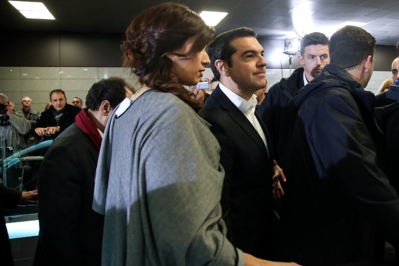 Συνεχώς στο πλευρό του πρωθυπουργού ήταν η Κατερίνα Νοτοπούλου