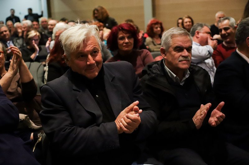 Πλάι-πλάι ο Θ. Παπαχριστόπουλος και ο πρώην υπ. Προστασίας του Πολίτη Νίκος Τόσκας που κρατά αποστάσεις από το «Πράττω»
