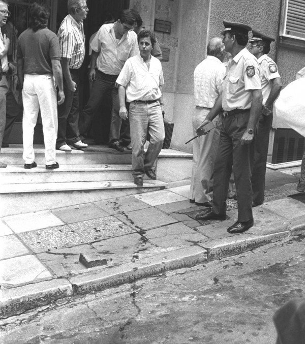 Το σημείου που οι τρεις ένοπλοι σκότωσαν τον Π.Μπακογιάννη