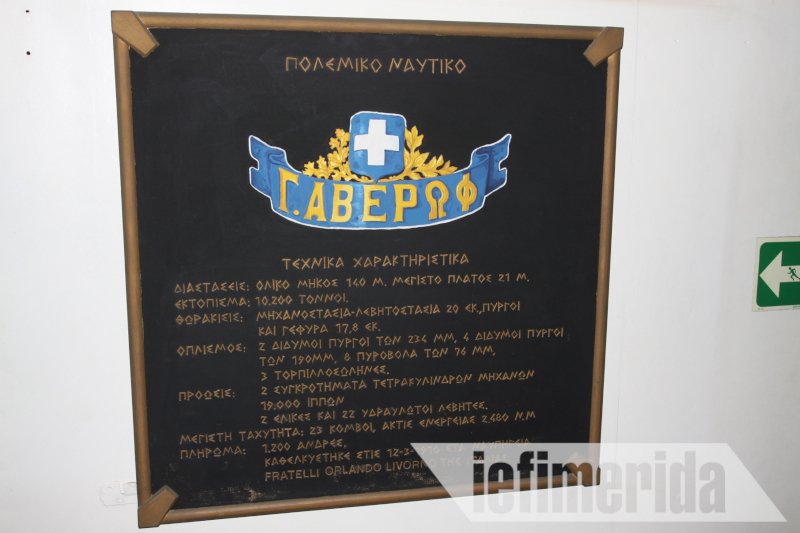 Τα τεχνικά χαρακτηριστικά του Αβέρωφ.