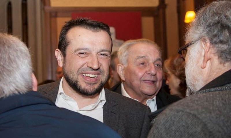 Ο Νίκος Παππάς και ο Αλέκος Φλαμπουράρης