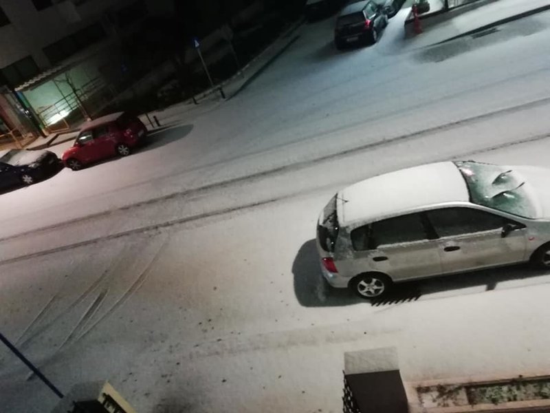 Δρόμος του Ηρακλείου, τα ξημερώματα της Τετάρτης / Φωτογραφία: cretapost