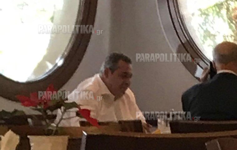 Ο Καμμένος αντί για τη Bουλή πήγε σε ψαροταβέρνα στον Πειραιά -Την ώρα που μιλούσε ο Τσίπρας [εικόνες] | iefimerida.gr 1