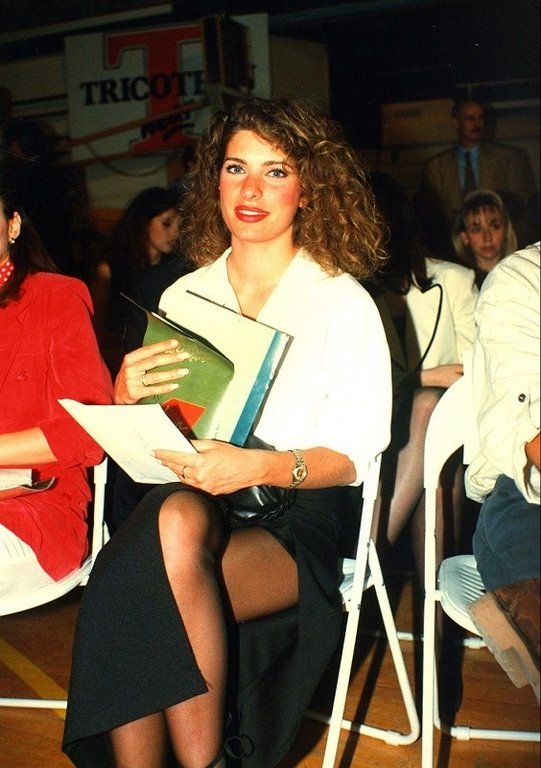 Η παρουσιάστρια το 1994