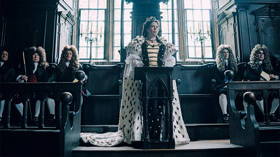 Η Ολίβια Κόλμαν στην ταινία The Favourite.