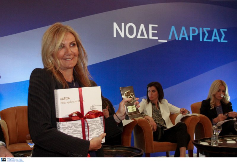 Η Μαρέβα Γκραμπόφσκι-Μητσοτάκη στην εκδήλωση -Φωτογραφία: Intimenews/ΚΥΔΩΝΑΣ ΓΙΩΡΓΟΣ