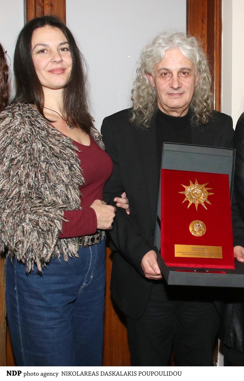 Η Βερόνικα Αργέντζη στην τελευταία της δημόσια εμφάνιση. 