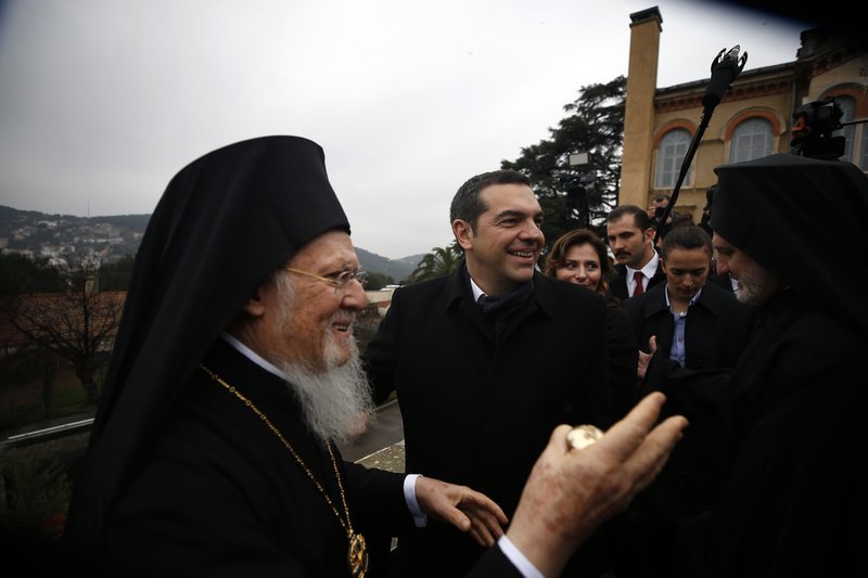 Αμεσως μετά την Αγία Σοφία ο Αλέξης Τσίπρα εφτασε στη Χάλκη