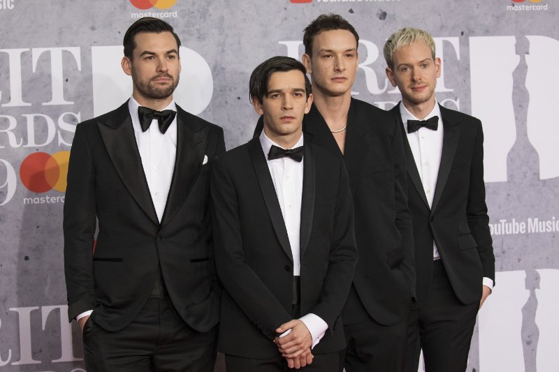 Το συγκρότημα «The 1975» ανακηρύχθηκε Καλύτερο Βρετανικό Γκρουπ, φωτογραφία: apimages