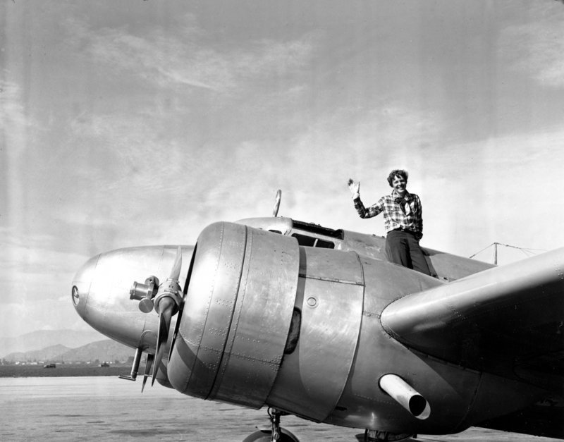 H Αμέλια Έρχαρτ πάνω στο Lockheed Electra 10E στις 10 Μαρτίου 1937 (Φωτογραφία αρχείου: ΑΡ)