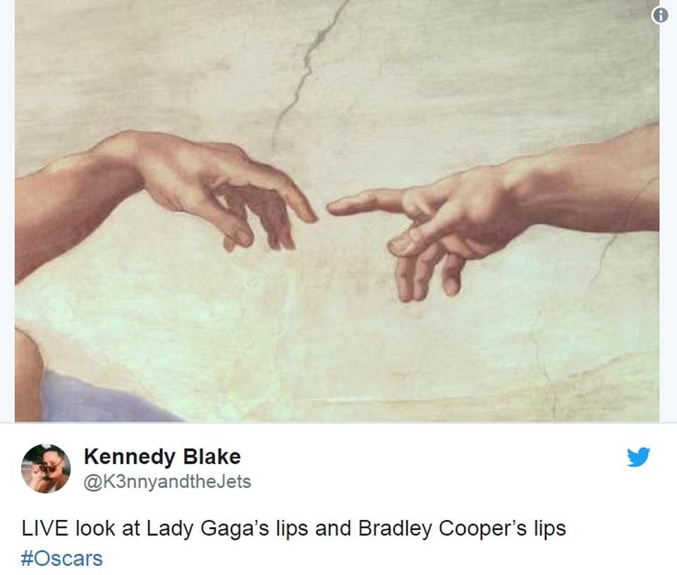 Οσκαρ 2019: Σαν να έλιωναν από έρωτα Lady Gaga και Μπράντλεϊ Κούπερ -Η Ιρίνα Σάικ κοιτούσε, το Twitter οργίασε [βίντεο] | iefimerida.gr 9