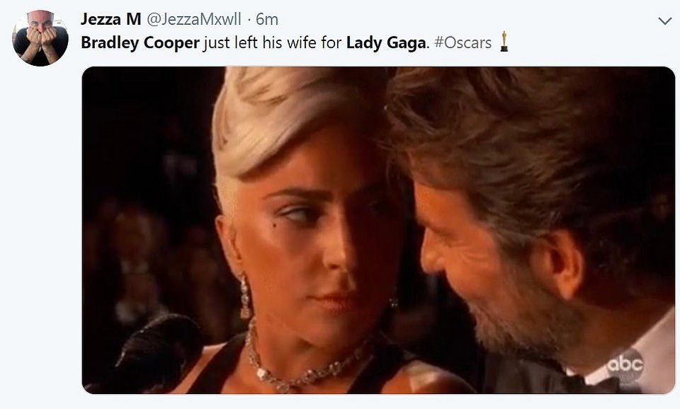 Οσκαρ 2019: Σαν να έλιωναν από έρωτα Lady Gaga και Μπράντλεϊ Κούπερ -Η Ιρίνα Σάικ κοιτούσε, το Twitter οργίασε [βίντεο] | iefimerida.gr 5