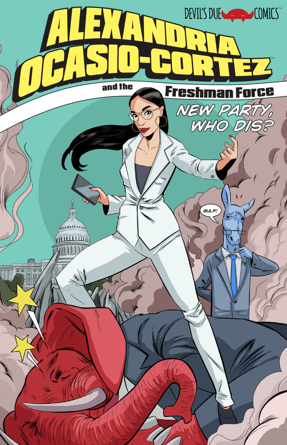 Το κόμικ θα τιτλοφορείται Alexandria Ocasio-Cortez and the Freshman Force και σύμφωνα με τον εκδότη είναι μια σάτιρα με στόχο την Ουάσινγκτον