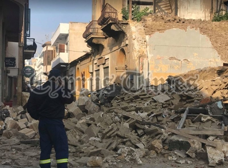 Κατέρρευσε κτίριο στη Λευκωσία -Ερευνες για τυχόν εγκλωβισμένους [εικόνες] | iefimerida.gr 1