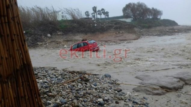 Ενας ακόμη οδηγός κινδύνευσε στην Κρήτη