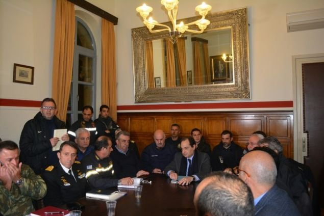 Από την σύσκεψη Σπίρτζη με φορείς της Κρήτης -Φωτογραφία: flashnews