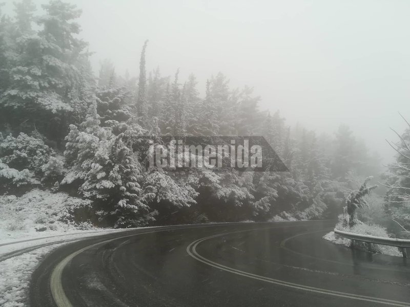 Το «έστρωσε» για τα καλά στα Βίλια Αττικής [εικόνες & βίντεο] | iefimerida.gr 2