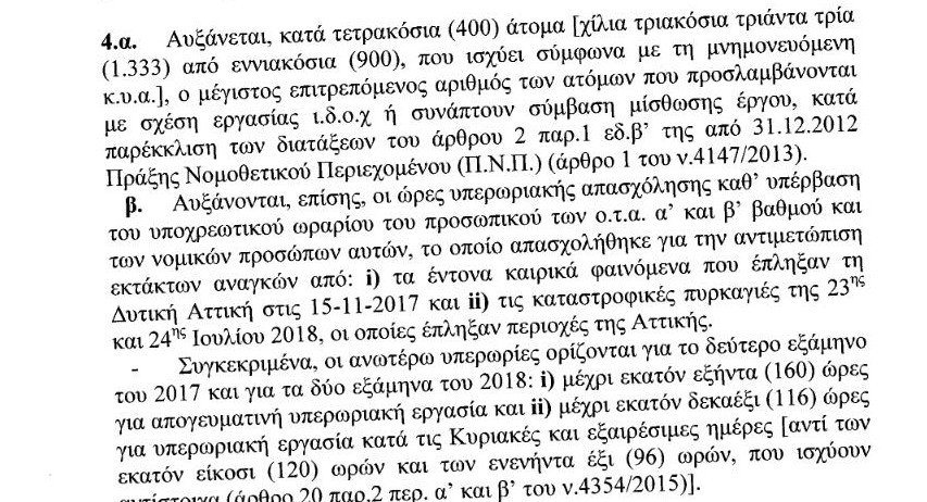 Αρωμα εκλογών: Δίνουν ιθαγένεια σωρηδόν, νέες προσλήψεις σε δήμους [pdf] | iefimerida.gr 1