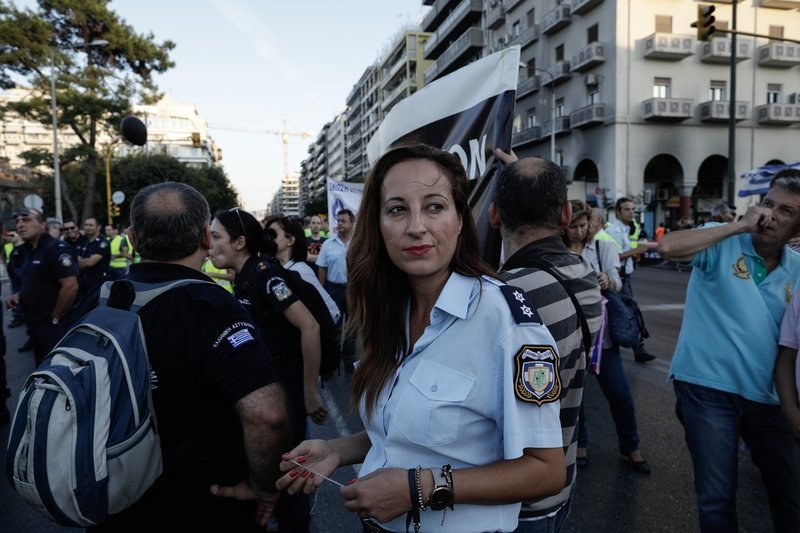 Στιγμιότυπο από κινητοποίηση αστυνομικών / Φωτογραφία: SOOC
