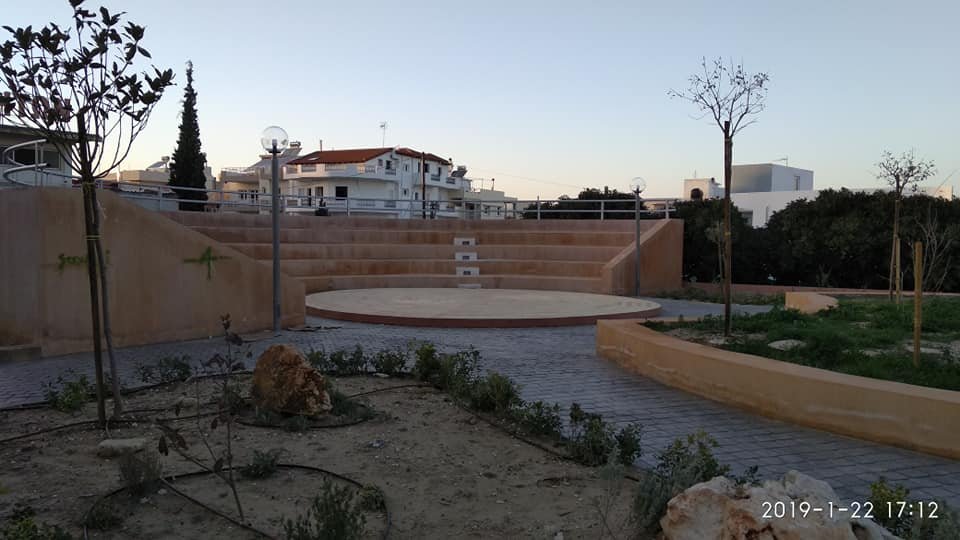 Το πάρκο όπως παραδόθηκε στα τέλη Ιανουαρίου.