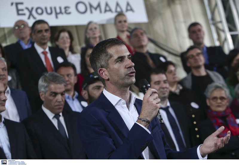Ο Κώστας Μπακογιάννης παρουσίασε το ψηφοδέλτιο του «Αθήνα Ψηλά» -Φωτογραφία: Intimenews/ΤΖΑΜΑΡΟΣ ΠΑΝΑΓΙΩΤΗΣ