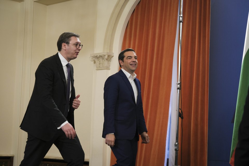 Ο Αλέξης Τσίπρας στην 7η Τετραμερή συνάντηση Ελλάδας-Βουλγαρίας-Σερβίας-Ρουμανίας, στο Βουκουρέστι.