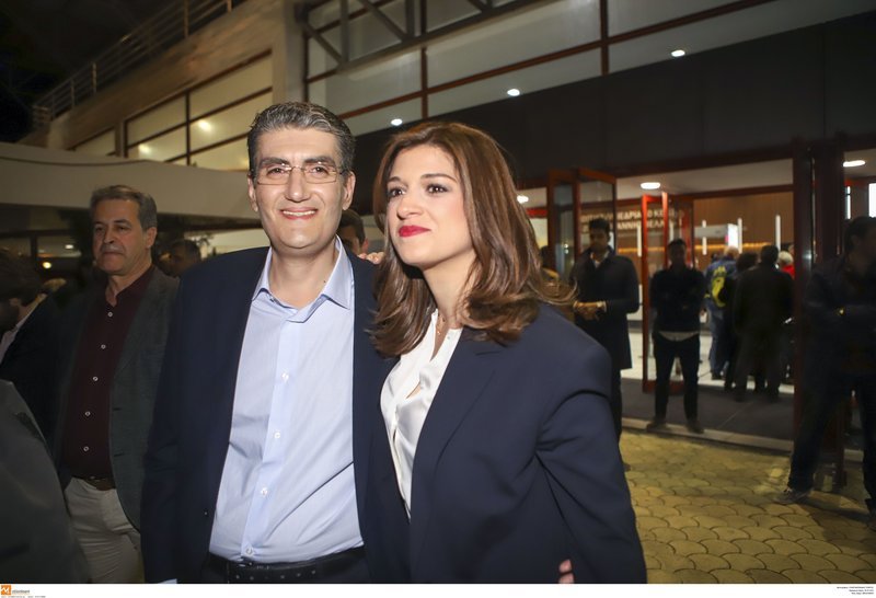 Η Κατερίνα Νοτοπούλου με τον Χρήστο Γιαννούλη