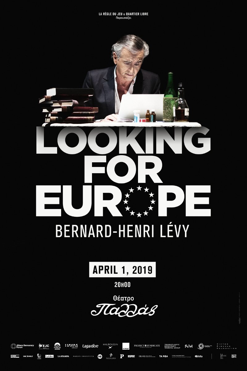 Ο Γάλλος φιλόσοφος Bernard-Henri Lévy στην Αθήνα για την παράσταση «Looking for Europe» | iefimerida.gr 0