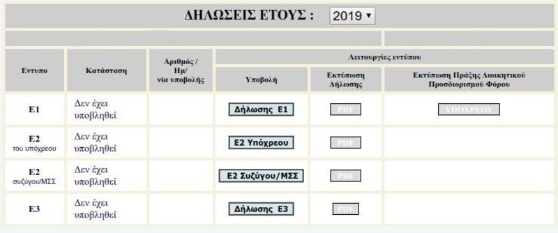 Ανοιξε στις 28 Μαρτίου η πλατφόρμα για τις φορολογικές δηλώσεις του 2019 / Φωτογραφία: ΑΑΔΕ