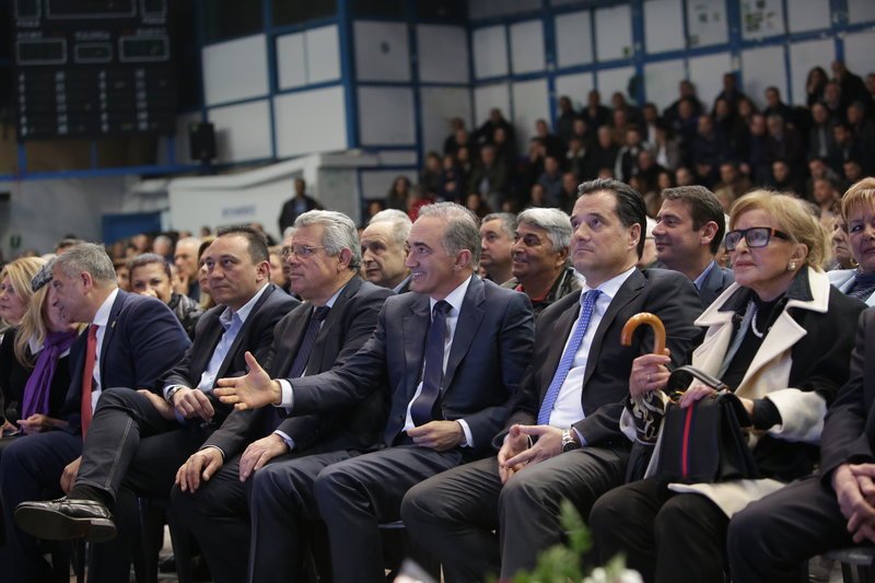 Στην εκδήλωση παρευρέθηκε ο Αντιπρόεδρος της Νέας Δημοκρατίας κ. Άδωνις Γεωργιάδης ο οποίος μίλησε με θερμά λόγια για τον Μάριο Σαλμά