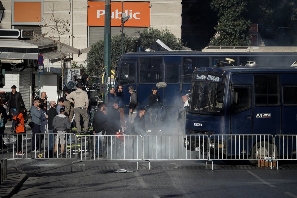 Στιγμιότυπο από τα γυρίσματα
