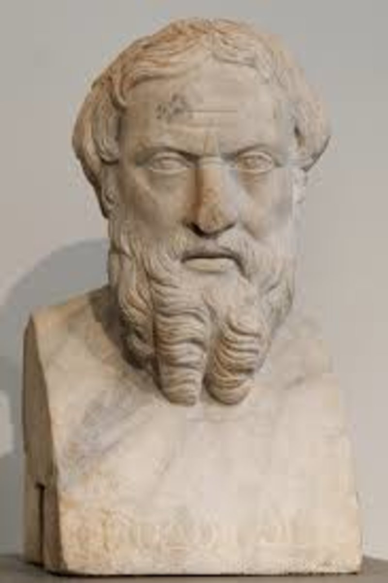 Η προτομή του Ηροδότου