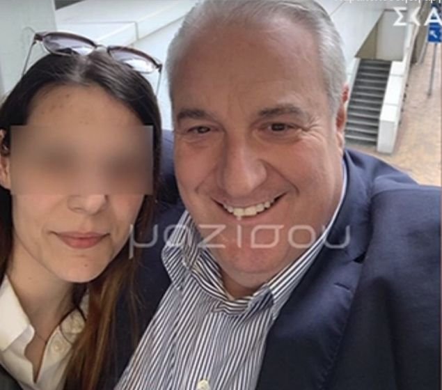 Η Ειρήνη Μελισσαροπούλου με τον δικηγόρο, Σάκη Κεχαγιόγλου.